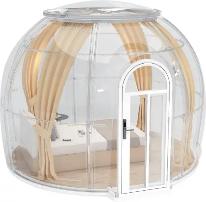 Transparent Igloo Dome Tent Outdoor Glamping