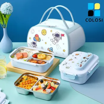 Astronaut themed leakproof food container