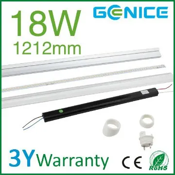 high lumen 18w 1800lm t8 led tubes