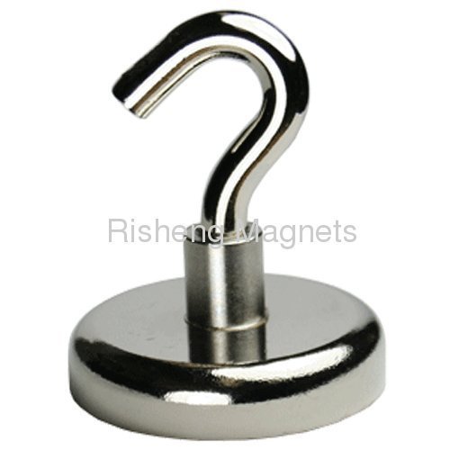 Permanent Neodymium Magnetic Hooks Rare Earth Mounting Magnets 