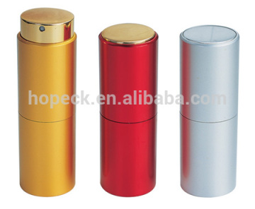 48ml round plastic perfume bottle design with hidden pump