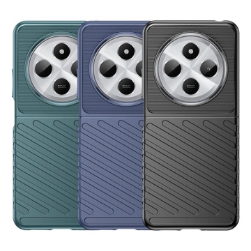 Custodia TPU a strisce diagonali a strisce per Redmi 14C/14/14R