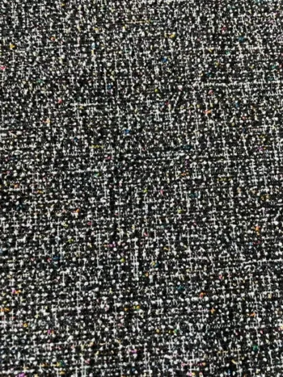 polyester rayon spandex knit chenille fabric for lady's coat