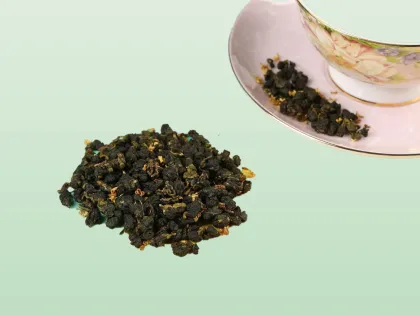 Chinese Traditional Fragrant Milk Tea Flavored Lose Fat Osmanthus Oolong Tea