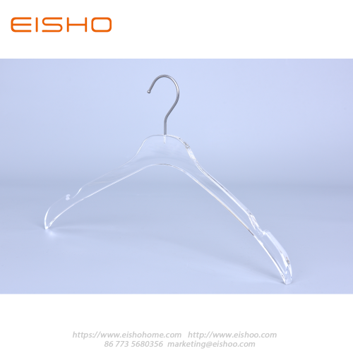 Transparent Acrylic Shirt Hanger With Notches