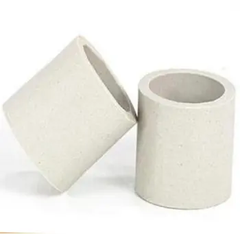 76mm Ceramic Pall Ring--Random Tower Packing for Petrochemical Industrial