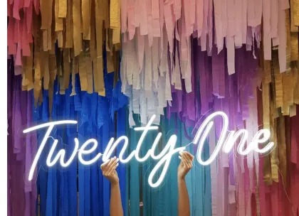 Wedding Mr & Mrs Acrylic LED Neon Sign