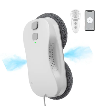 Smart Electric Window Cleaner with Water Spraying for High Rise Glass Cleaning