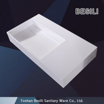 Acrylic solid surface stone sink