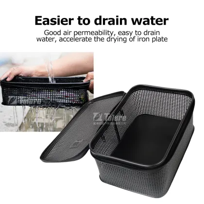 Portable Fish Lure Box: Tolure Custom 316g 228g Multifunctional Iron Bag EVA Fishing Tackle Bag