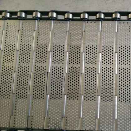 Food Grade Stainless Steel Plate Belt Conveyor Belt with Chains