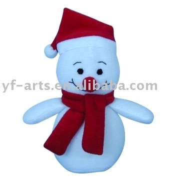 Stuffed Snowmen with Hat and Scarf, toys, plush toys, Christmas toys