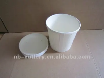 12oz paper soup cup with lid