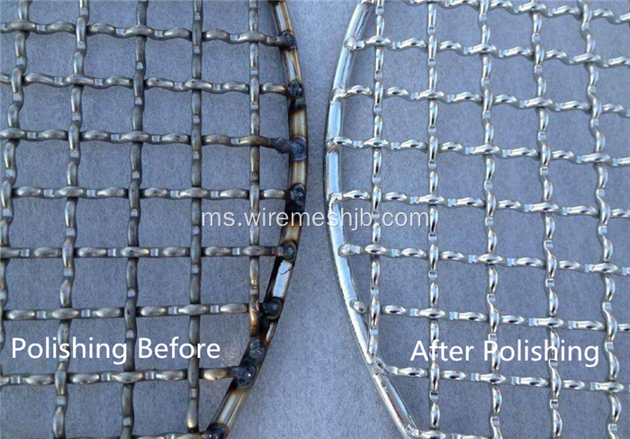 280mm Round Galvanized BBQ Grill Netting