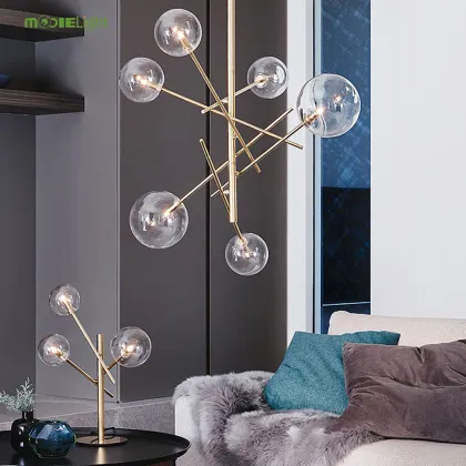 Postmodern Gallotti & Radice Bolle Chandelier in Hotel Restaurant Living Room Bedroom