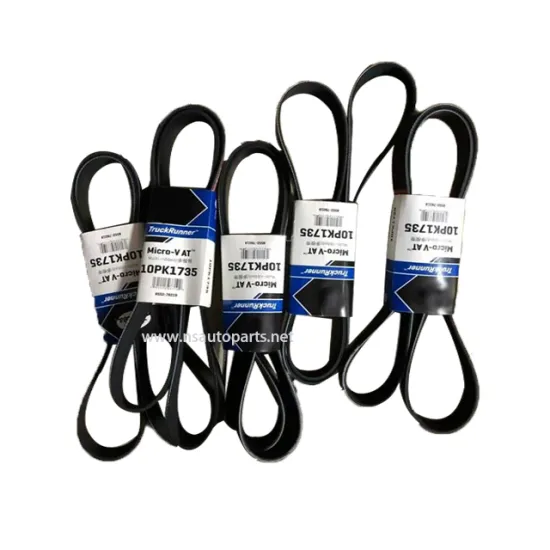 Auto Parts: Ribbed Rubber Poly V Belts for Car, Bus, Truck, and Conveyor Systems