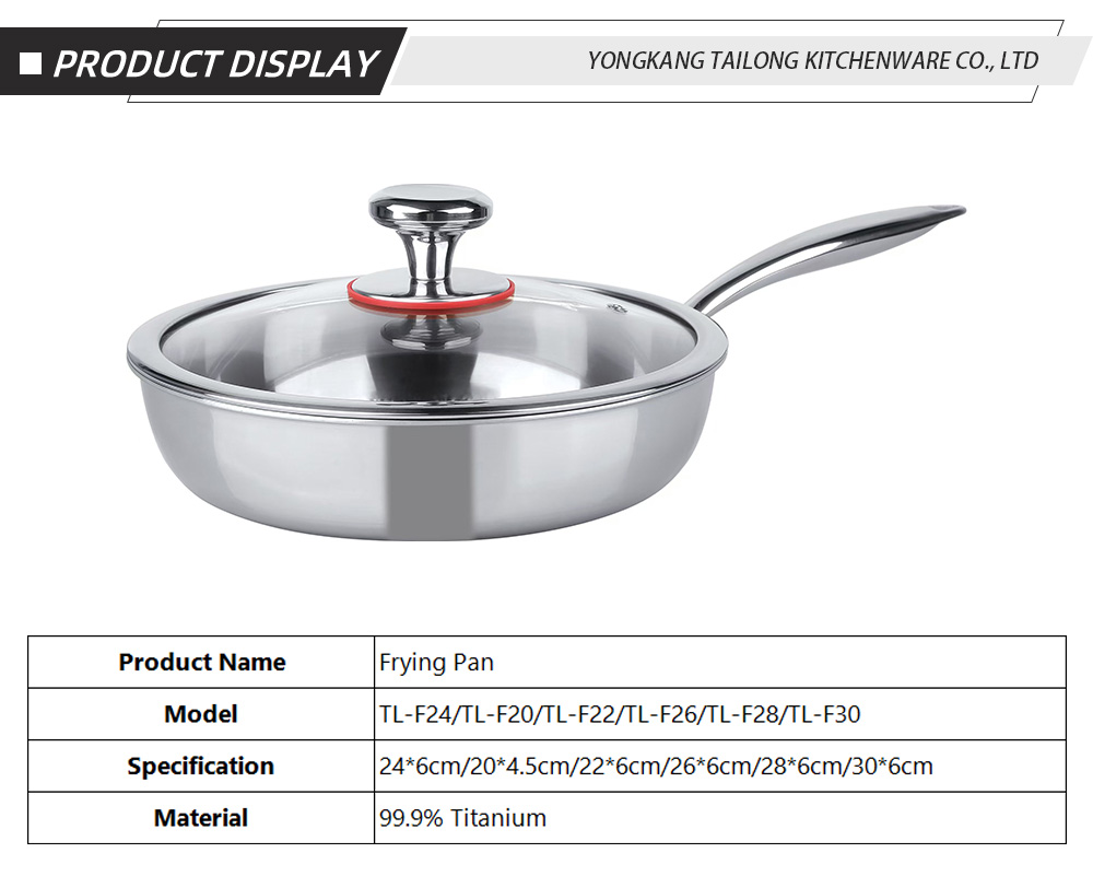 Titanium Frying Pan TL-F22