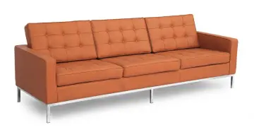 Florence mid century modern three seaters sofa