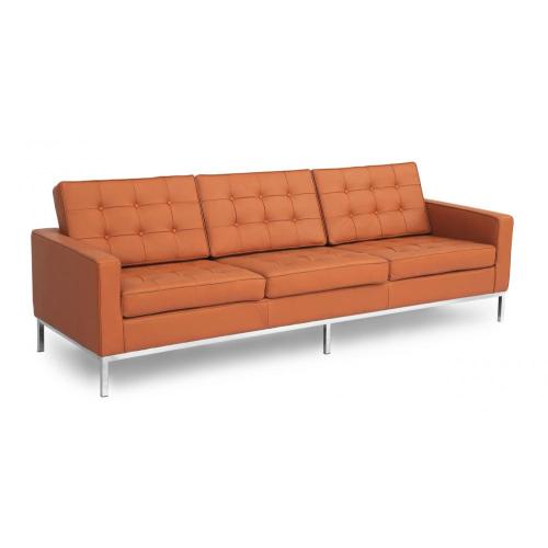 Florence mid century modern three seaters sofa