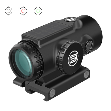 IPX7 FMC Waterproof 1x24 Red Green Dot Sight Solar Tactical Scope