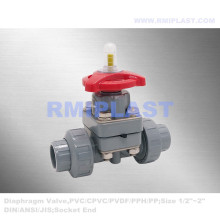 PPH Diaphragm Valve Union Tipo PN10