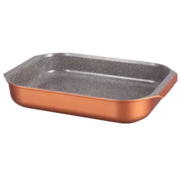 Golden Roaster Die Cast Aluminum Seafood BBQ Pan