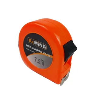 7.5m retractable measuring tape stripe