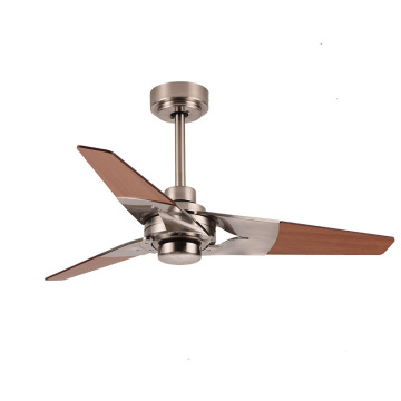 Modern Simple Design houten plafond LED -fans met dimbare afstandsbediening voor slaapkamers