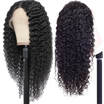 HanF Wholesale Full Lace Wig Vendors Raw Indian Transparent Glueless Lace Water Wave Preplucked Wigs Human Hair Lace Front