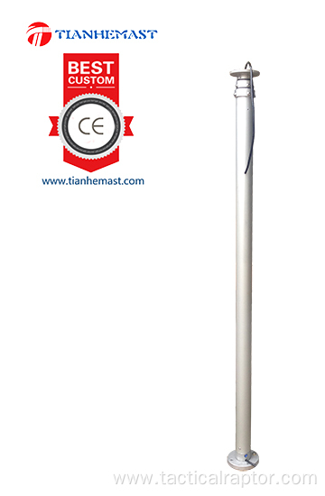5meter telescopic mast for shelter illumination