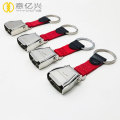 Wholesale Laser logo Seat Belt Airline keychains