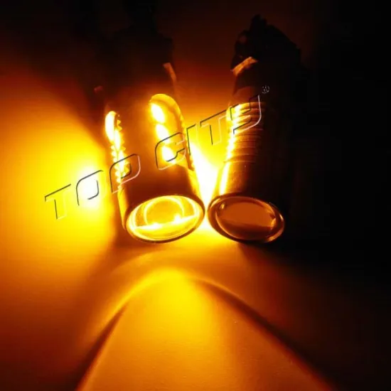 Amber White 1157 7443 3157 Dual-Color Switchback LED Signal Bulb Turn Signal Corner Light Lamp