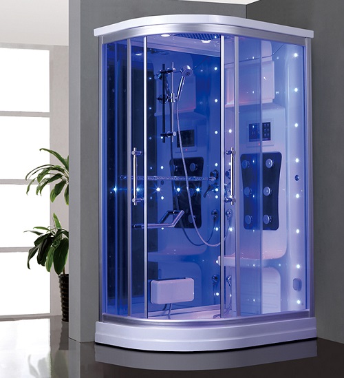 Tempered Glass Door Combo Shower Steam Room