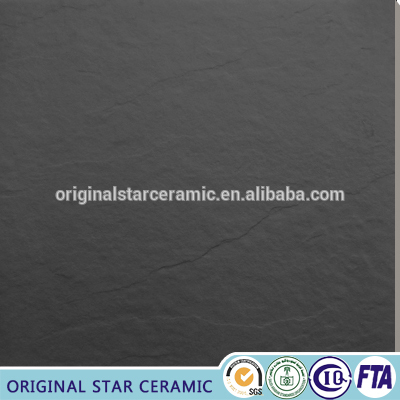 BLACK SLATE PORCELAIN TILES MATT 600*600MM OS6417