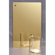 स्वर्ण ऐक्रेलिक दर्पण शीट