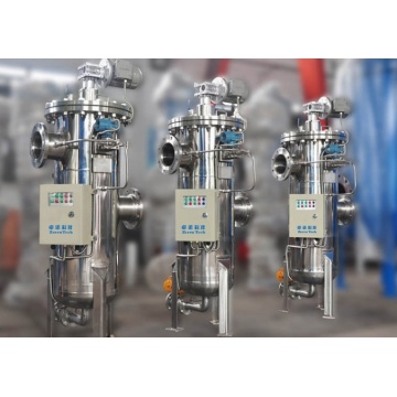 Brush-type self-cleaning filter