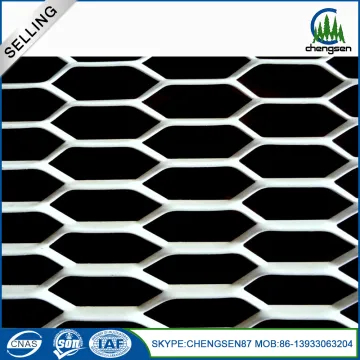 Aluminum sheet expanded metal mesh panels