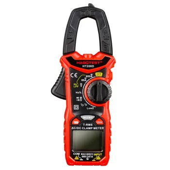 HT206D 6000 Counts Digital Ammeter Clamp AC/DC Full Automatic Clamp Meter