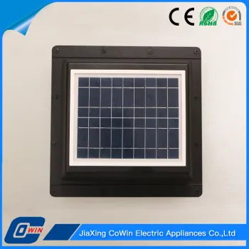 Factory Price Electrical 10W Solar Panel Air Cooling Fan