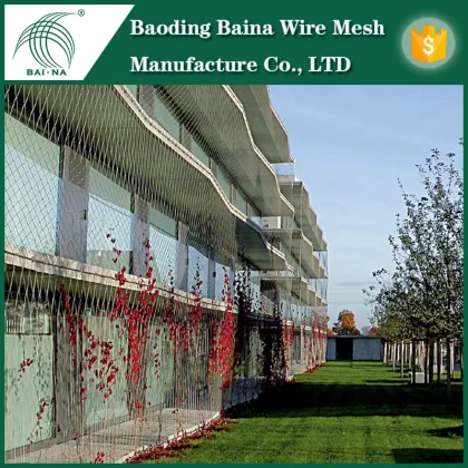 High quality stainless steel fence for climbing walls plants