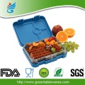 6 Compartment ABS Food Container Bento Lunchbox Met Dividers Microwave Safe Food Container