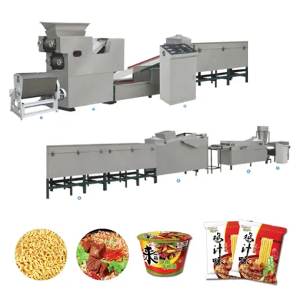 Instant Noodle Processing Machine: Kneading, Rolling, and Boiling