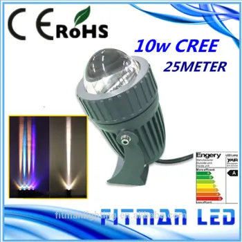 ip65 outdoor 10 Watt LED Spot garden light can lighting up 25m for wall