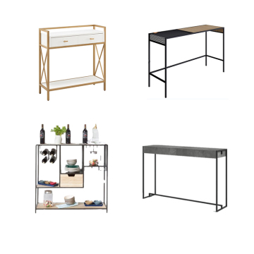 Haiyang Modern Rustic Contemporary Luxury Metal Console Table