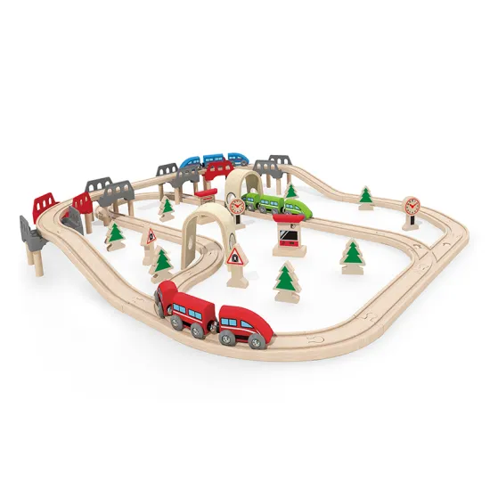 Wholesale Wholesale Wholesale: Premium Quality Educational Railway Wooden Toy Train Sets for Kids
