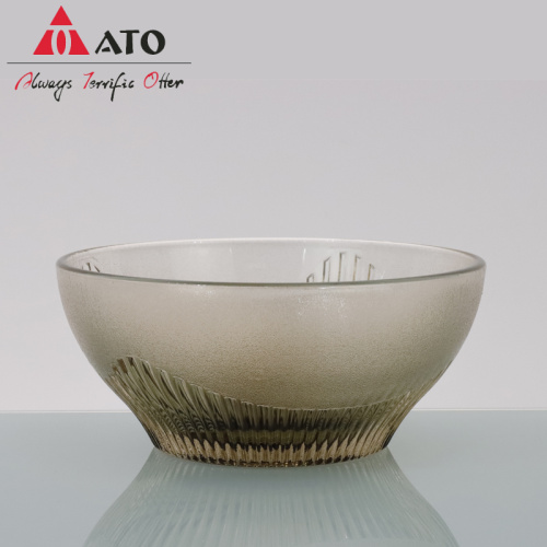 ATO Solid Glass Ensalad Bowl Bowls Glass Glass