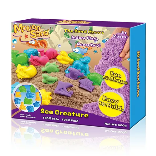 Sea Creature Play Sand Motion Sand 3D Box