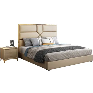 Luxury Modern Classic Bedroom Furniture Set - King Size Bed