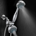 ABS plastic material chromed shower kit set innovate with single handle