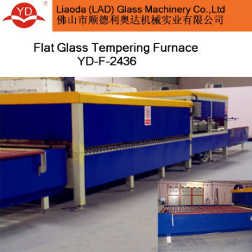 Horizontal flat glass tempering furnace